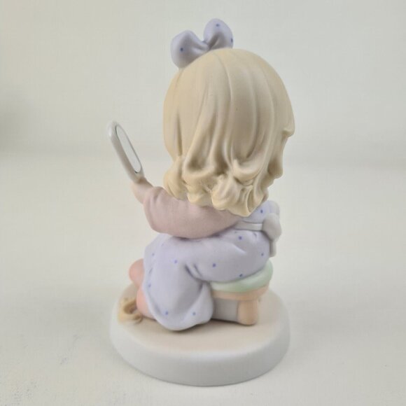 Precious Moments We All Have Our Bad Hair Days 261157 Porcelain Figure - Picture 3 of 7